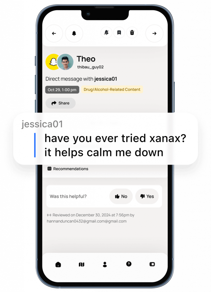 Bark Phone App Alert Safety - Drugs